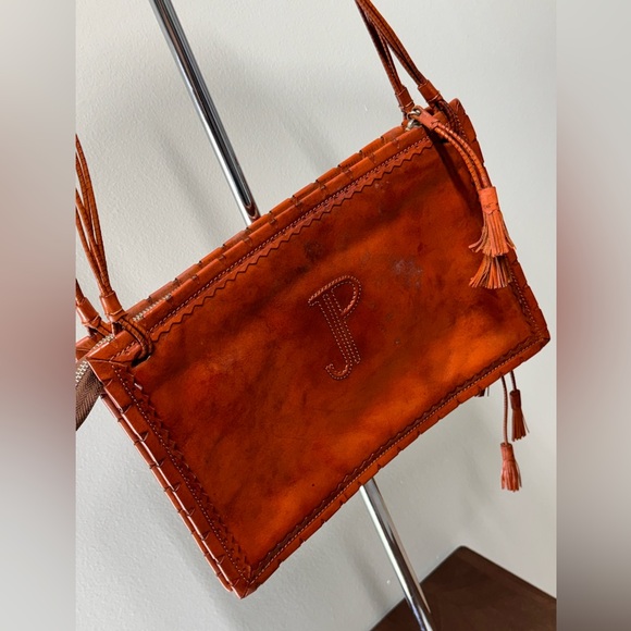 SOLD VESTIAIRE COLLECTIVE Jean Paul Gaultier Brown Leather Tasseled Handbag - Picture 7 of 16